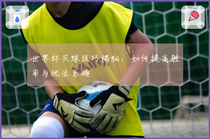 世界杯买球技巧揭秘，如何提高胜率与玩法乐趣