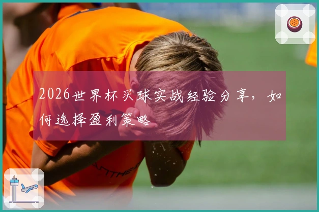 2026世界杯买球实战经验分享，如何选择盈利策略
